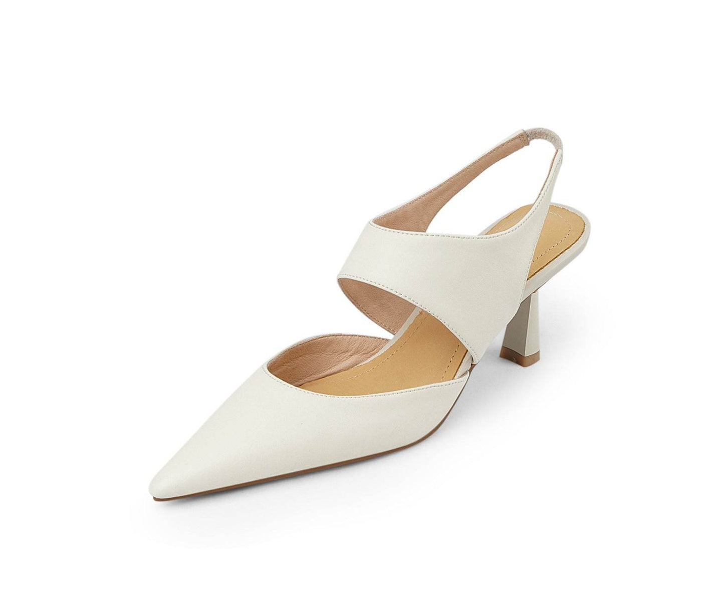 Stiletto Heel Closed Toe Sandals Women Hollow-out Cowhide Pointed OL Pumps - Ultim8 Designs 4 U