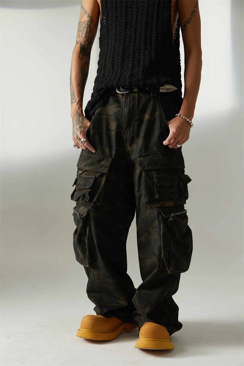 Men's Camouflage Cargo Jeans - Ultim8 Designs 4 U
