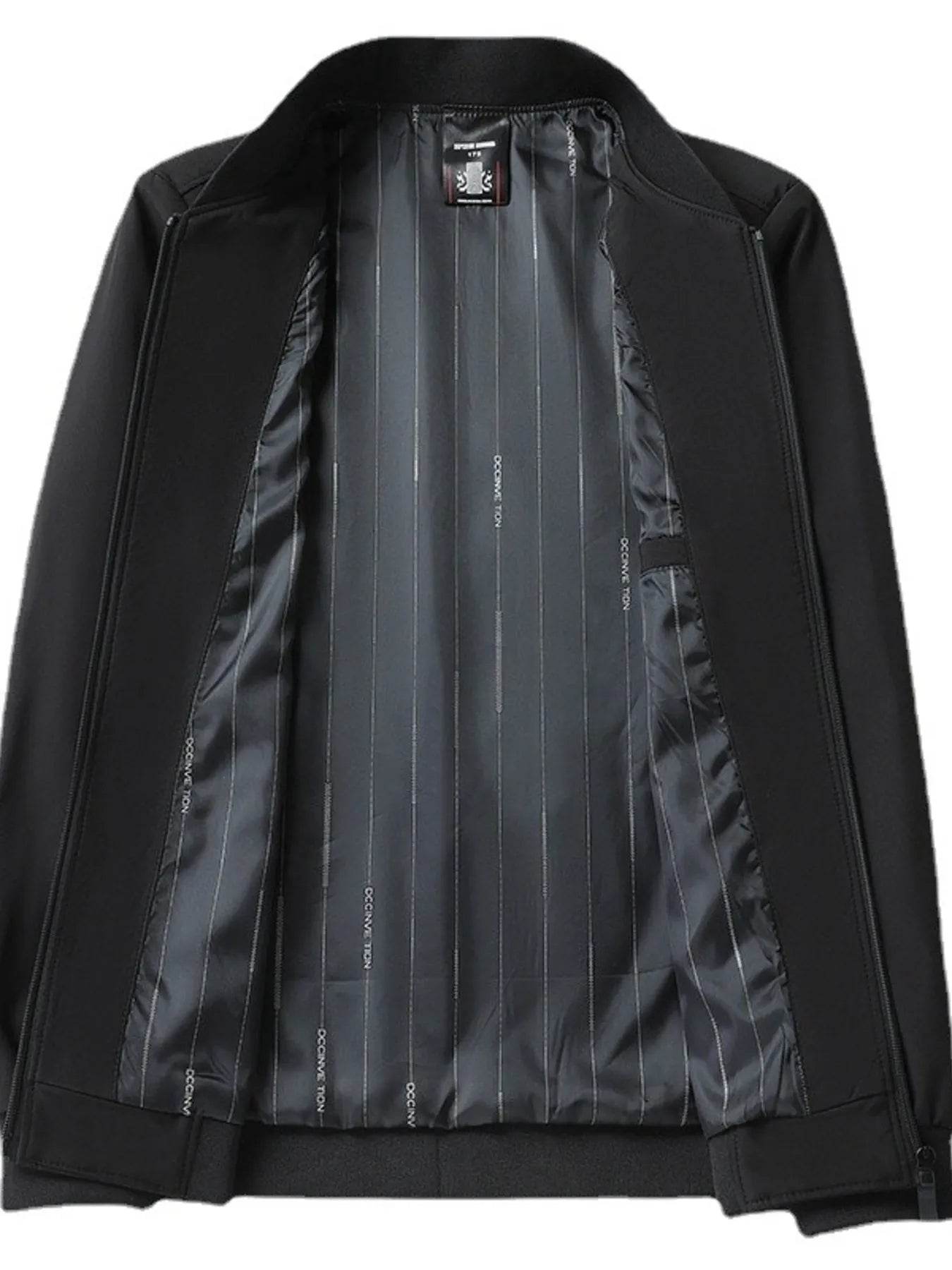 Men's Plus Size Zip Up Long Sleeve Jacket - Ultim8 Designs 4 U