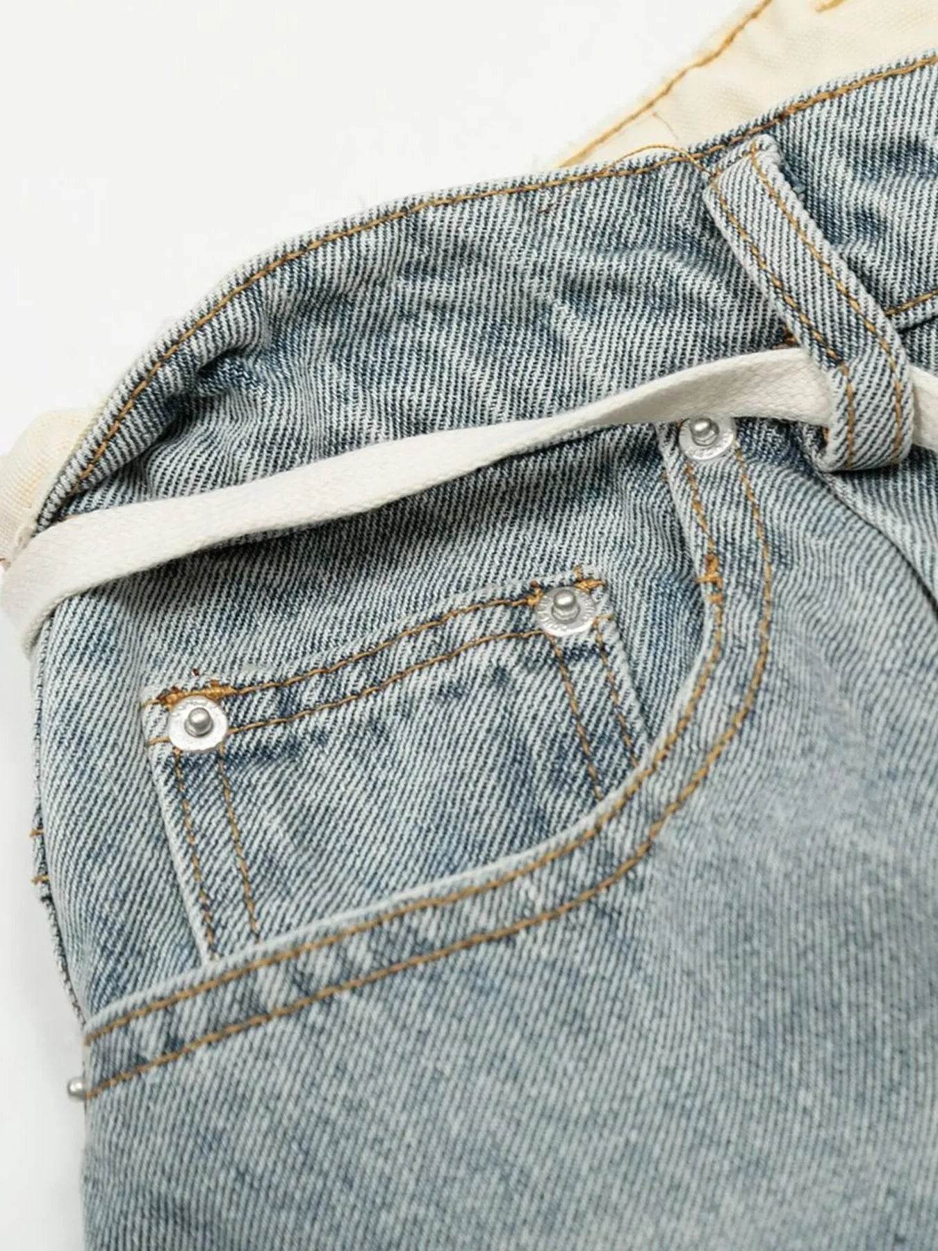 Men's Wash Wide Leg Jeans - Ultim8 Designs 4 U