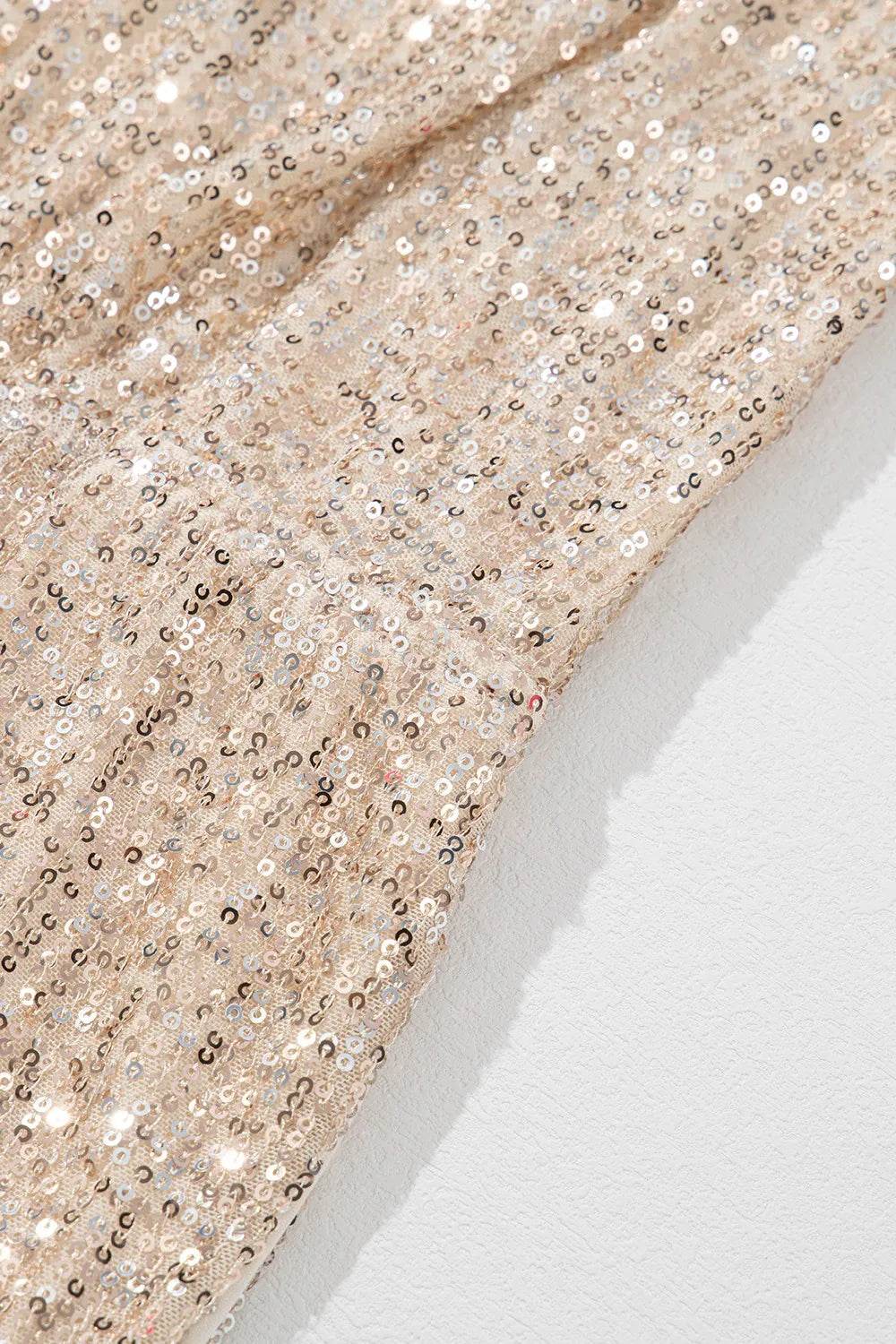 Sequin Spaghetti Strap Wide Leg Jumpsuit - Ultim8 Designs 4 U