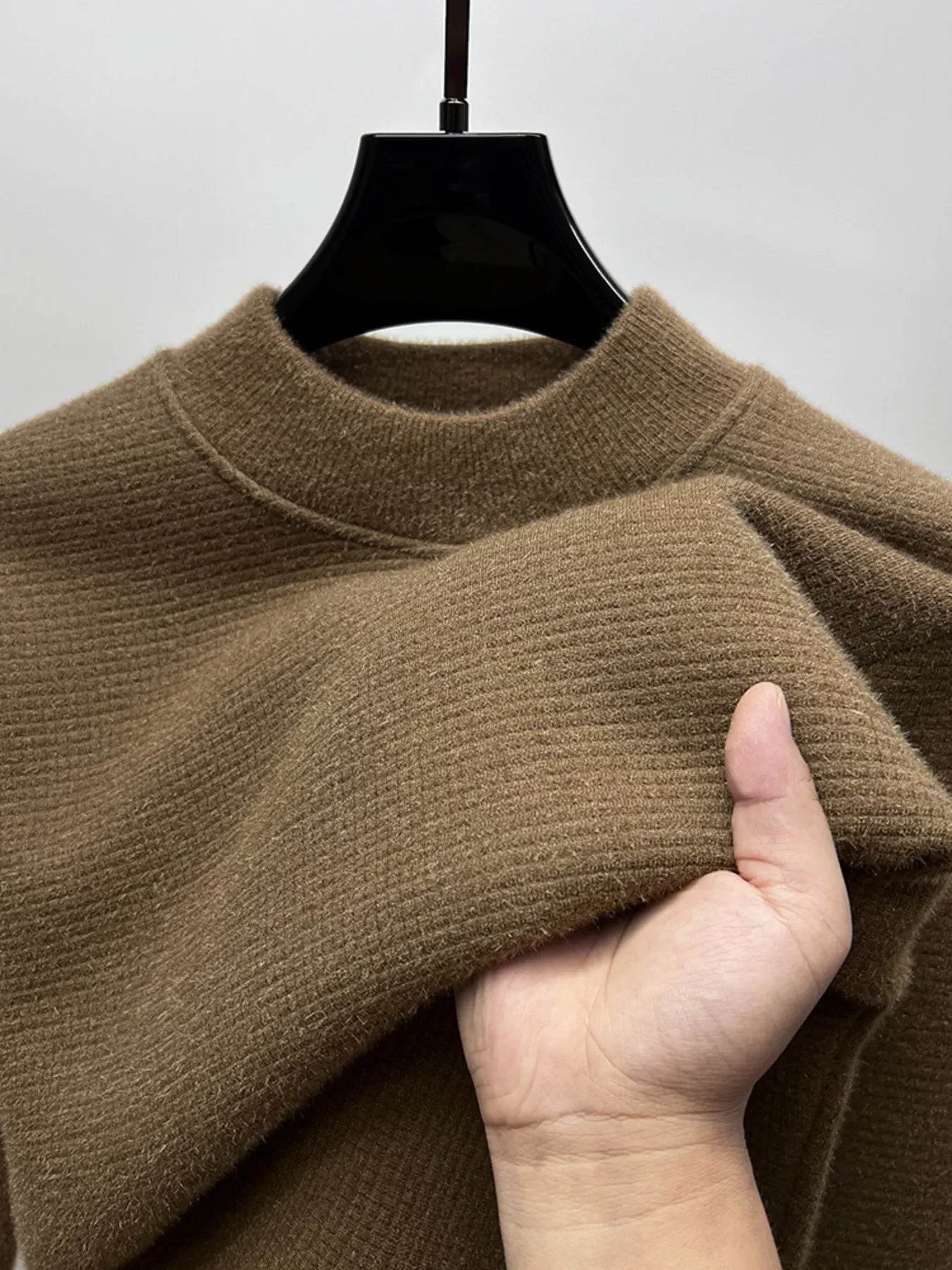 Men's Textured Long Sleeve Sweater - Ultim8 Designs 4 U