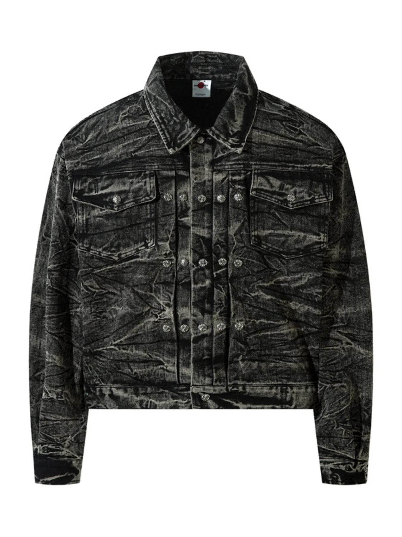 Men's Washed Button Up Denim Jacket - Ultim8 Designs 4 U