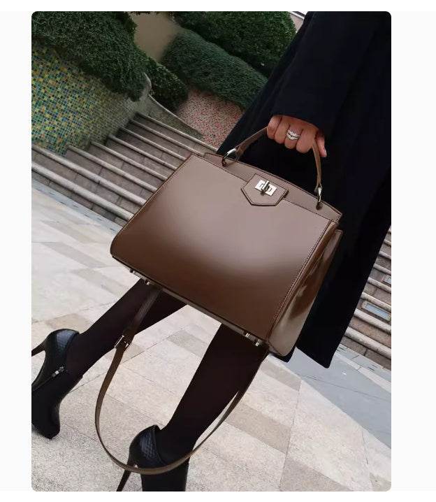 Women's Leather Casual Large Capacity Handbag - Ultim8 Designs 4 U