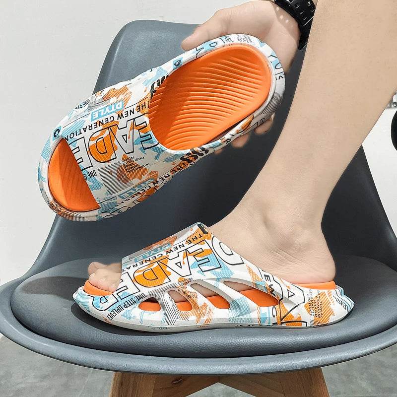 Men's Waterproof Summer Sandals - Non-Slip Casual Outdoor Slippers with Thick Bottom - Ultim8 Designs 4 U