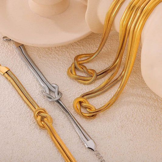 Titanium Steel Knot Bracelet - Ultim8 Designs 4 U