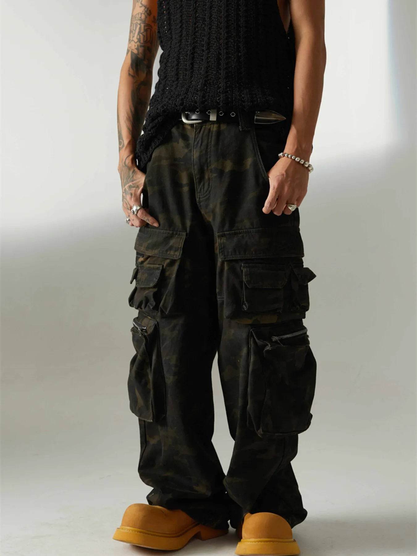 Men's Camouflage Cargo Jeans - Ultim8 Designs 4 U