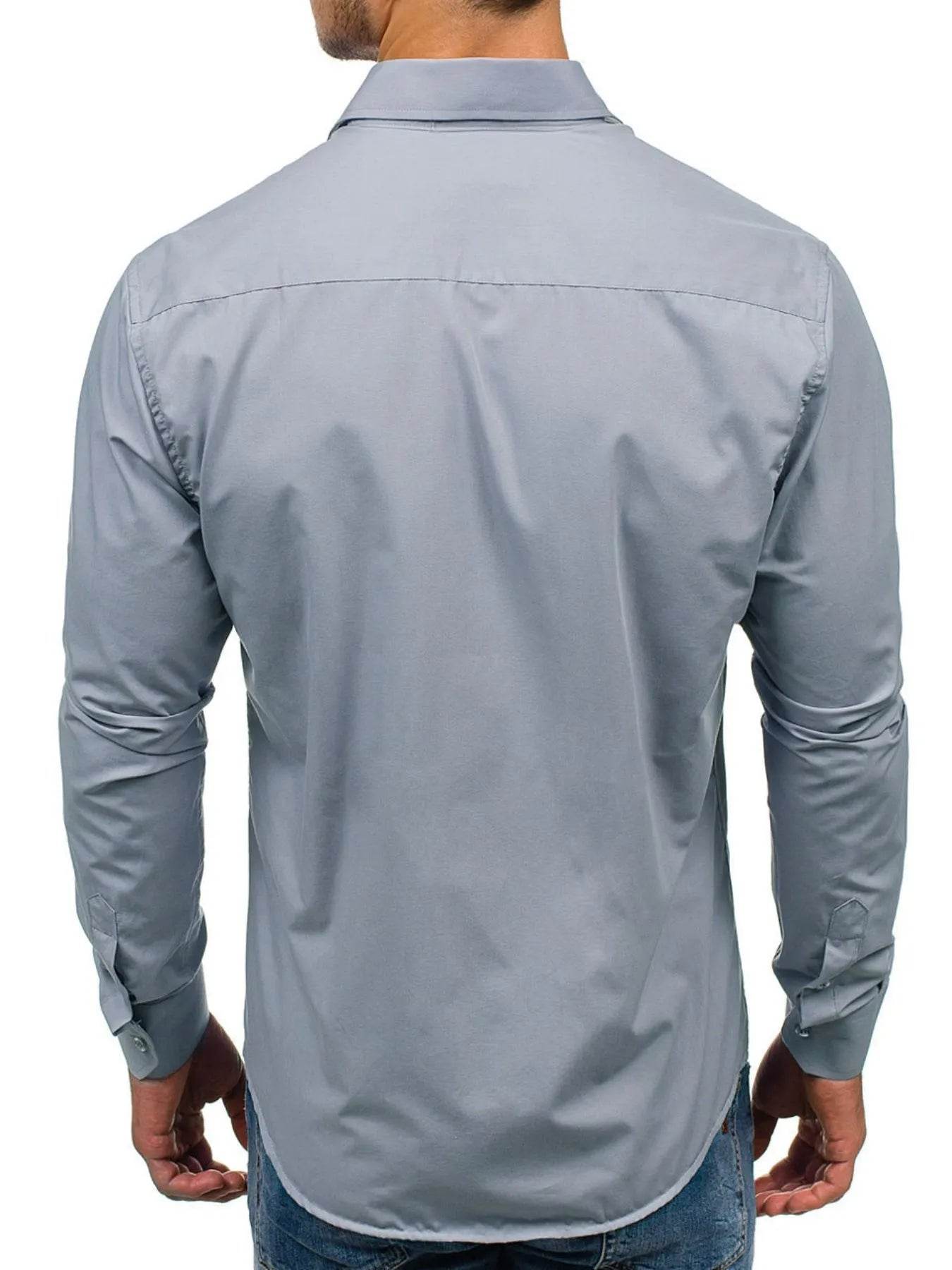 Men's Slim Fit Button-Down Shirt - Ultim8 Designs 4 U