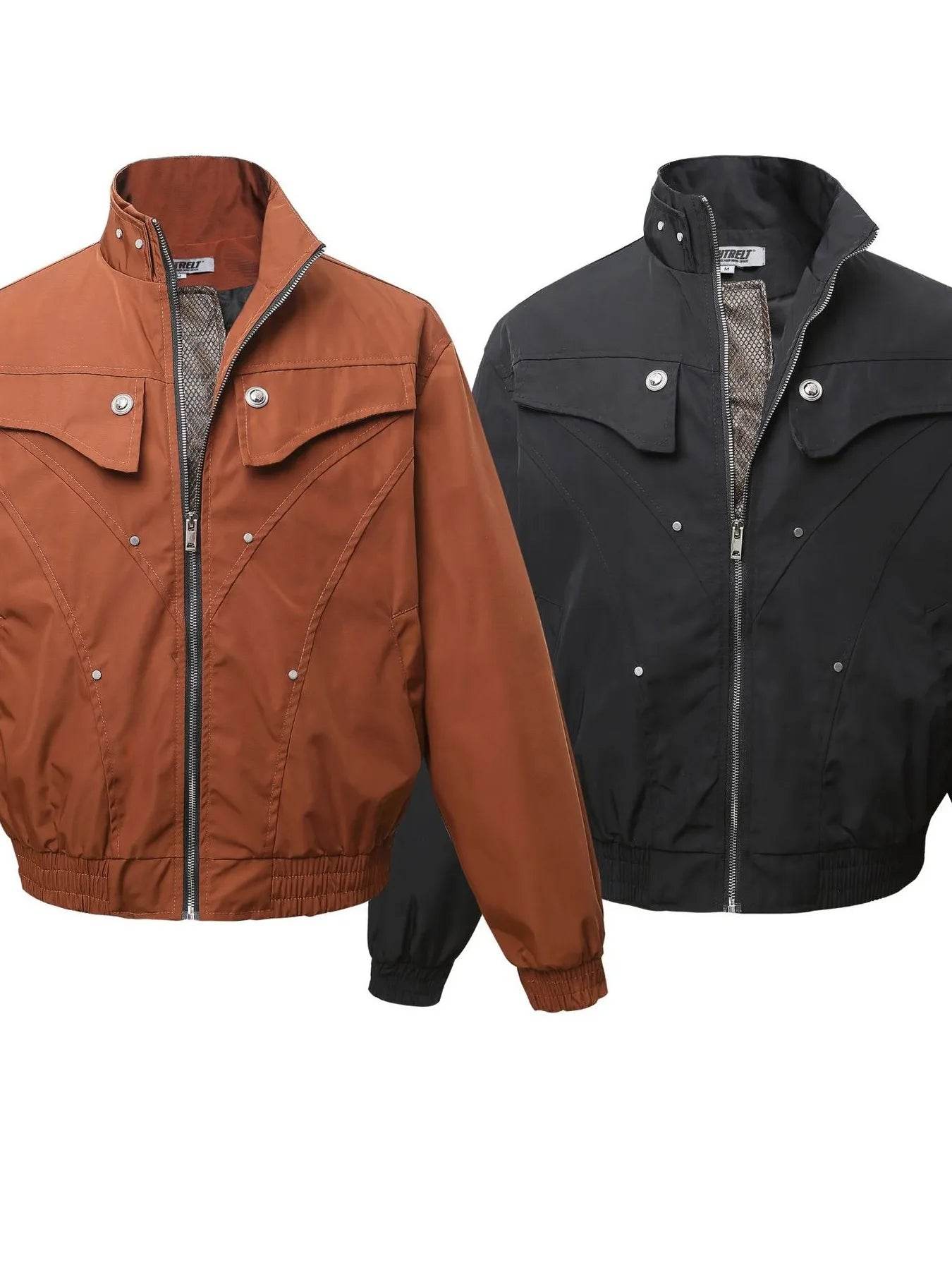 Men's Zip Up Long Sleeve Jacket - Ultim8 Designs 4 U