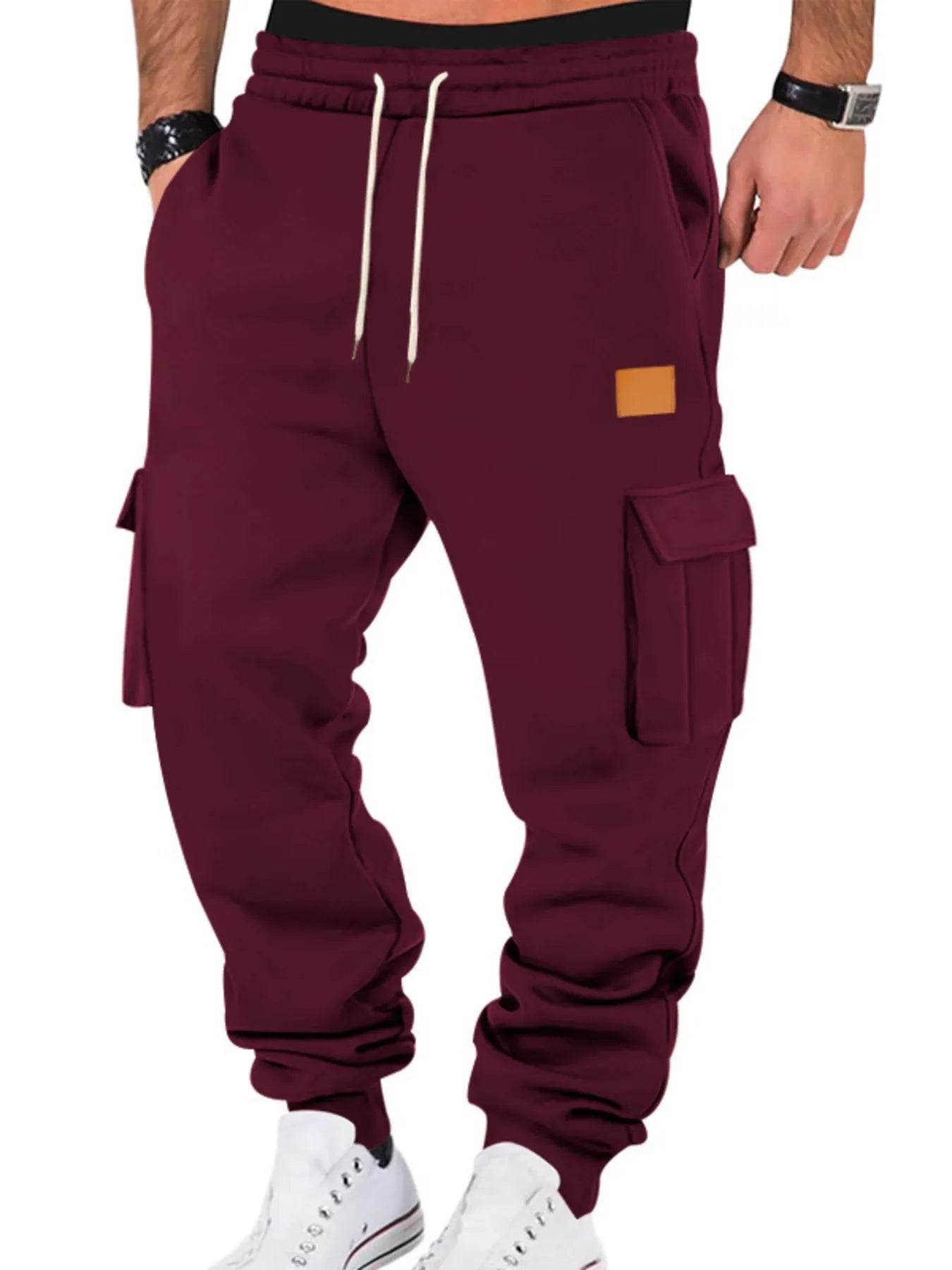 Men's Full Size Drawstring Cargo Jogger Pants Plus Size - Ultim8 Designs 4 U