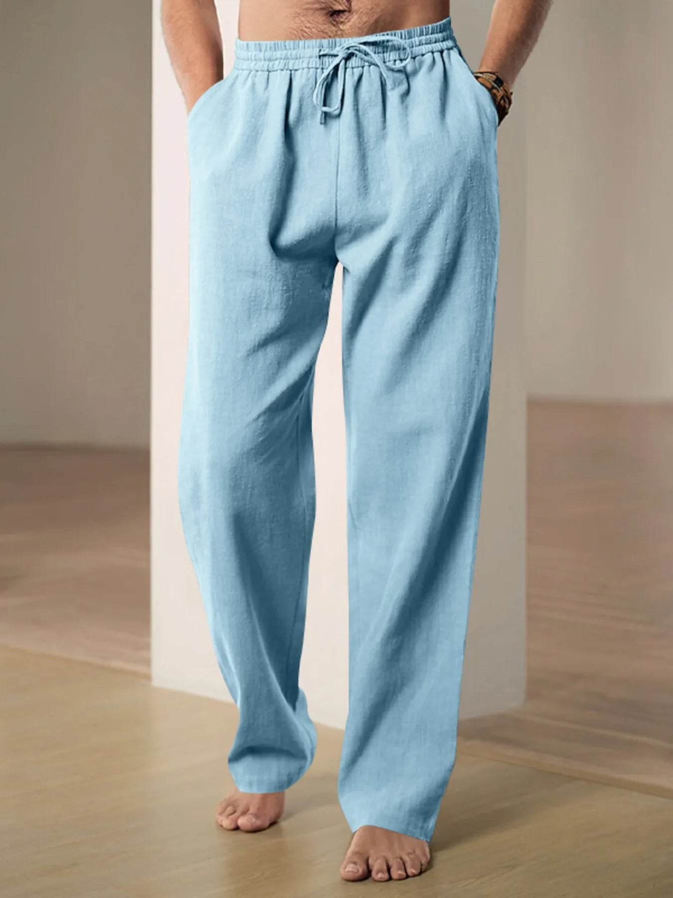 Men's Plus Size Drawstring Loose Fit Pants - Ultim8 Designs 4 U