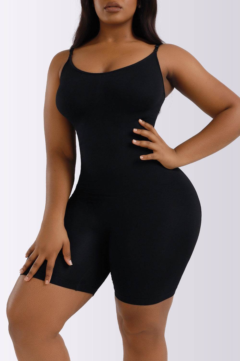 Full Size Spaghetti Strap Shaping Romper - Ultim8 Designs 4 U