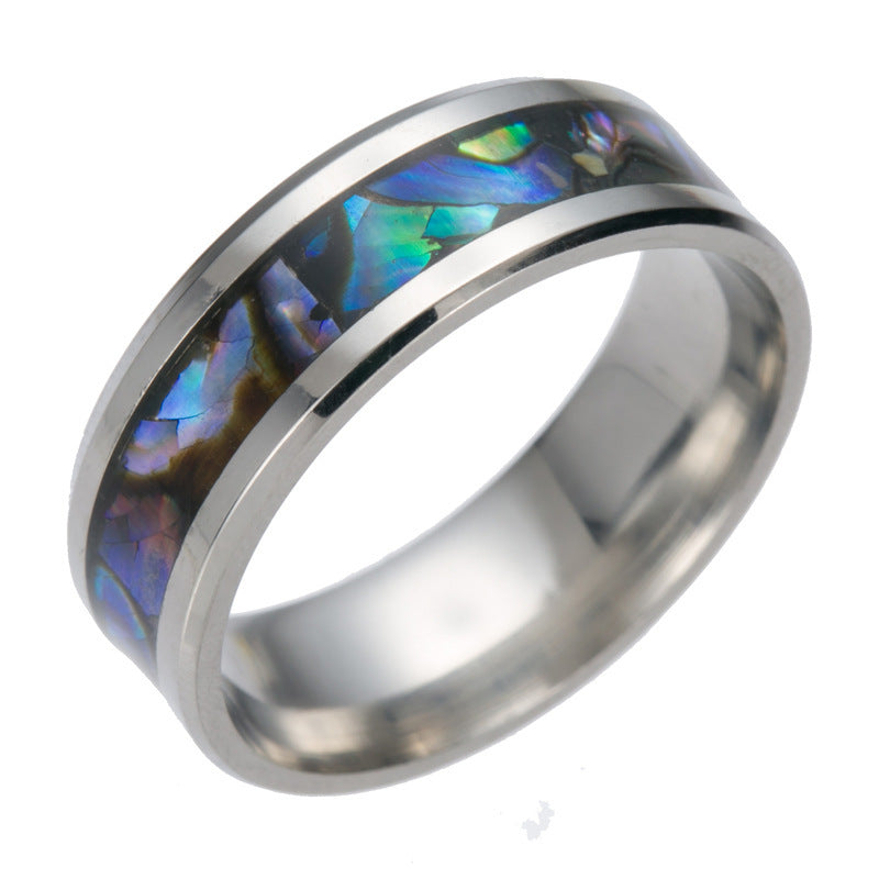Men's Titanium Steel Shell Ring - High-End Personality Ring | European Style Men's Jewelry Gift