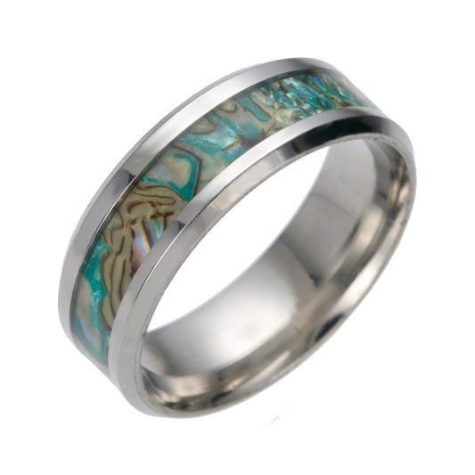 Men's Titanium Steel Shell Ring - High-End Personality Ring | European Style Men's Jewelry Gift