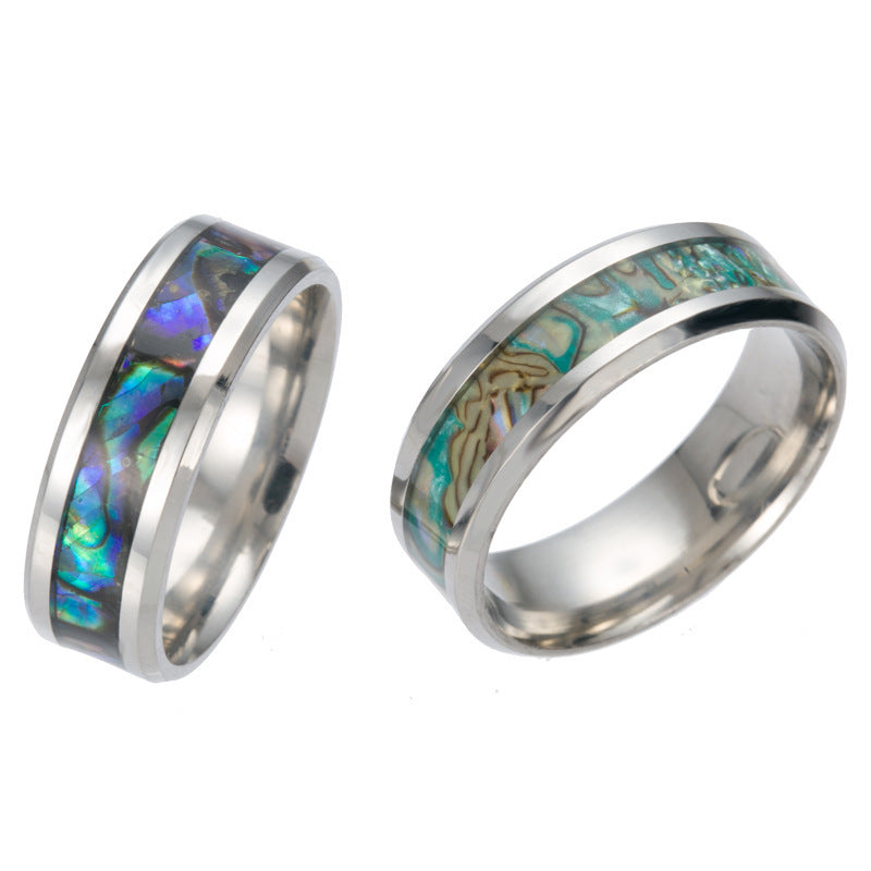 Men's Titanium Steel Shell Ring - High-End Personality Ring | European Style Men's Jewelry Gift