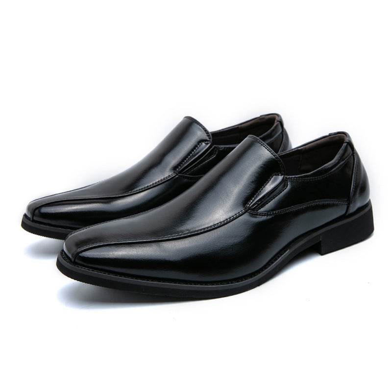 Men's Shoes Patent Leather Casual Pointed Leather Shoes Studio Set Leather - Ultim8 Designs 4 U