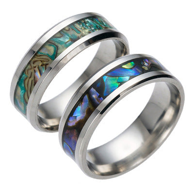 Men's Titanium Steel Shell Ring - High-End Personality Ring | European Style Men's Jewelry Gift