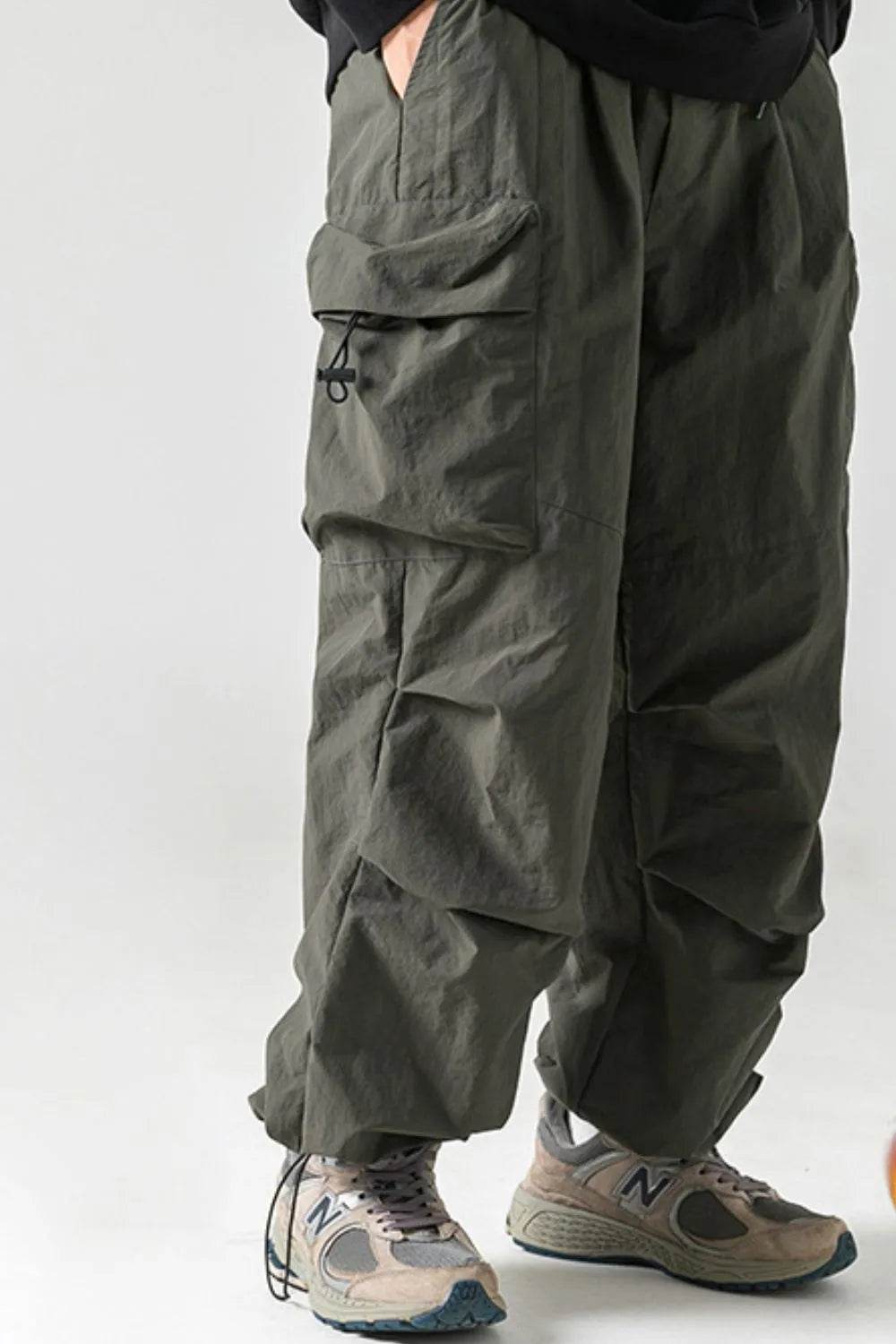 Men's Plus Size Elastic Waist Pants with Pockets - Ultim8 Designs 4 U