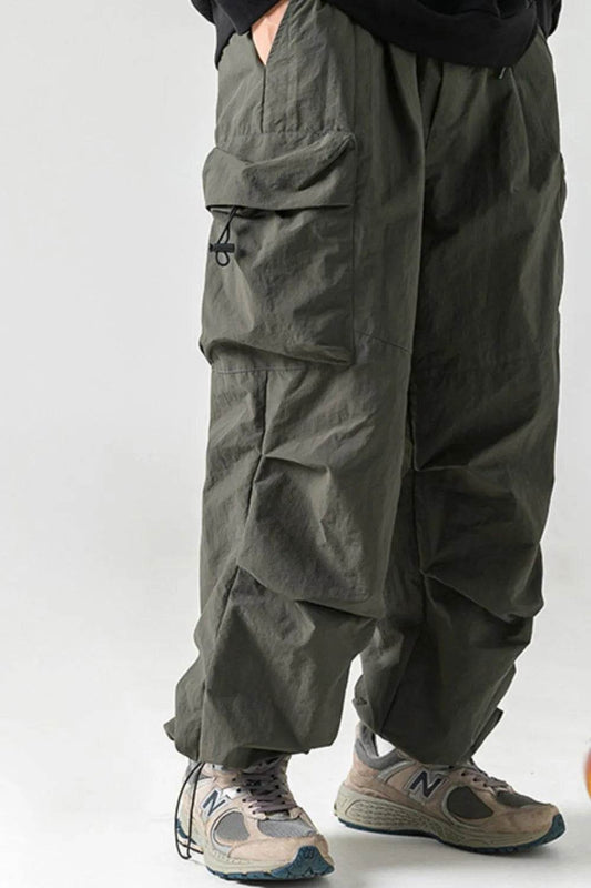 Men's Plus Size Elastic Waist Pants with Pockets - Ultim8 Designs 4 U