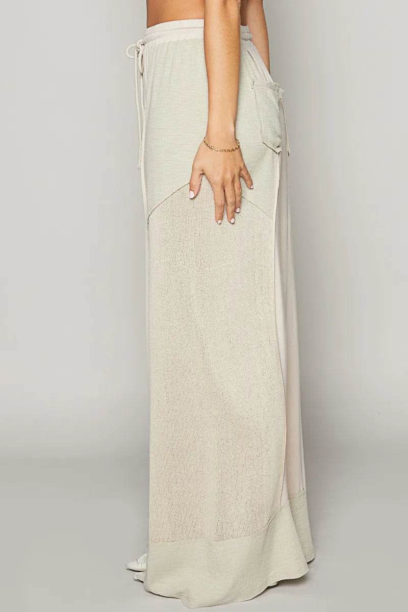 POL Drawstring Wide Leg Pants - Ultim8 Designs 4 U