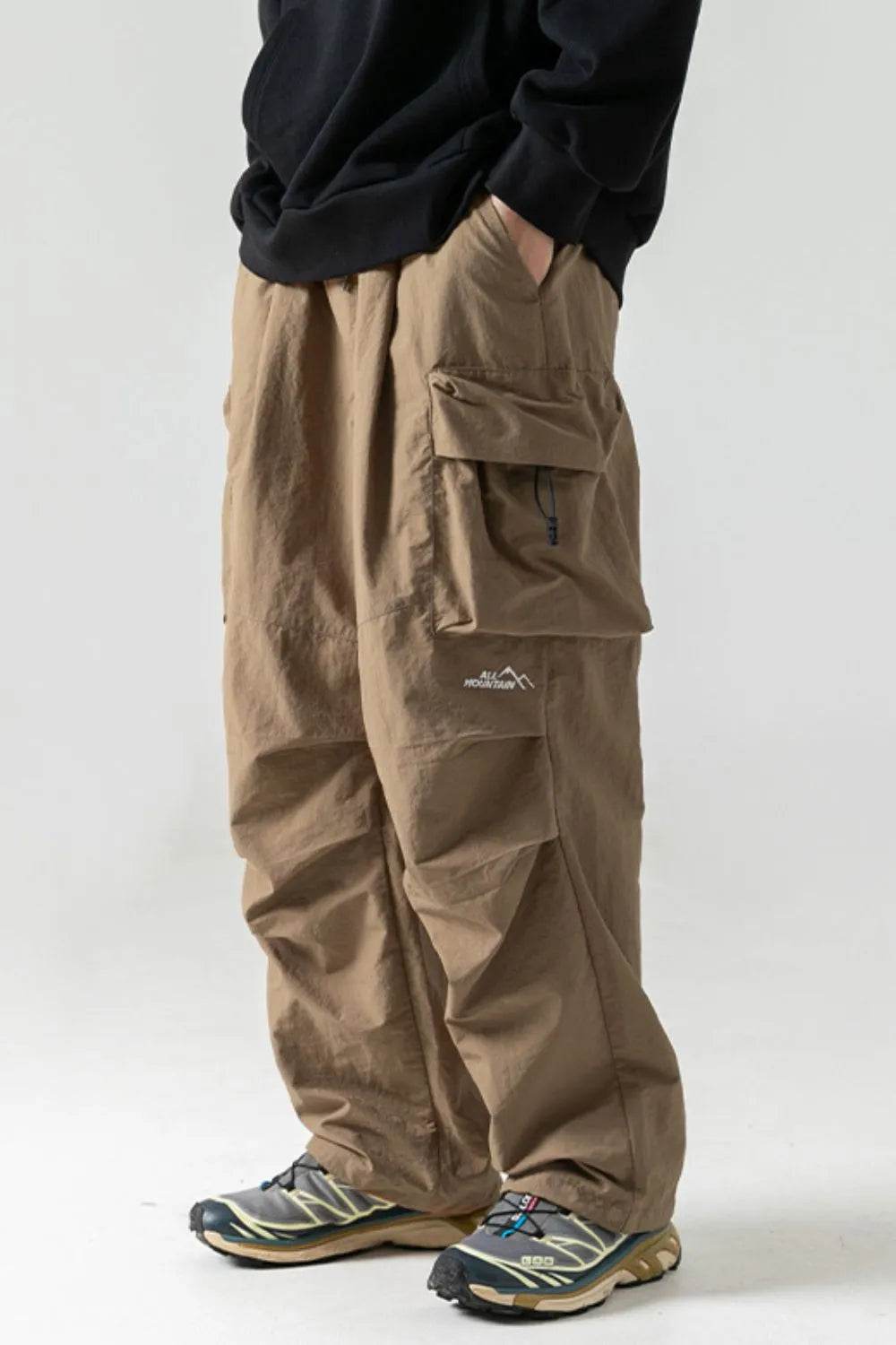 Men's Plus Size Elastic Waist Pants with Pockets - Ultim8 Designs 4 U