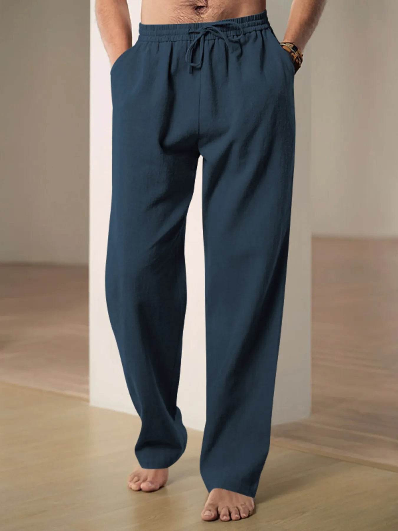 Men's Plus Size Drawstring Loose Fit Pants - Ultim8 Designs 4 U
