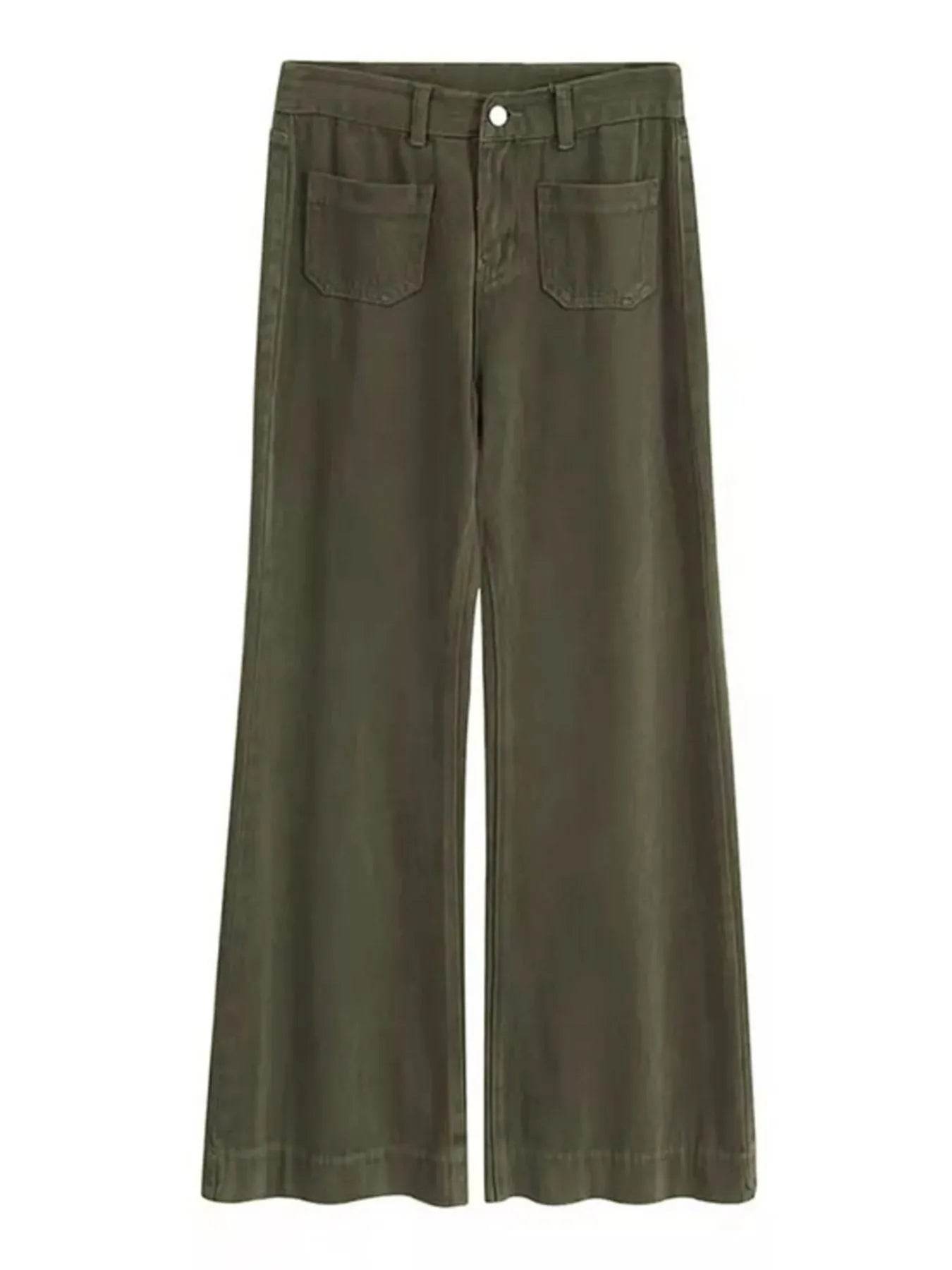 Full Size Wide Leg Pants with Pockets Plus Size - Ultim8 Designs 4 U