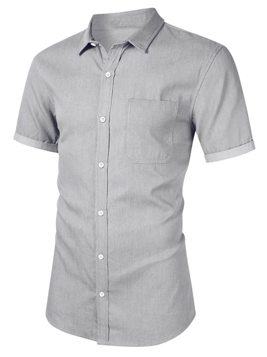 Men's Button Up Short Sleeve Shirt - Ultim8 Designs 4 U