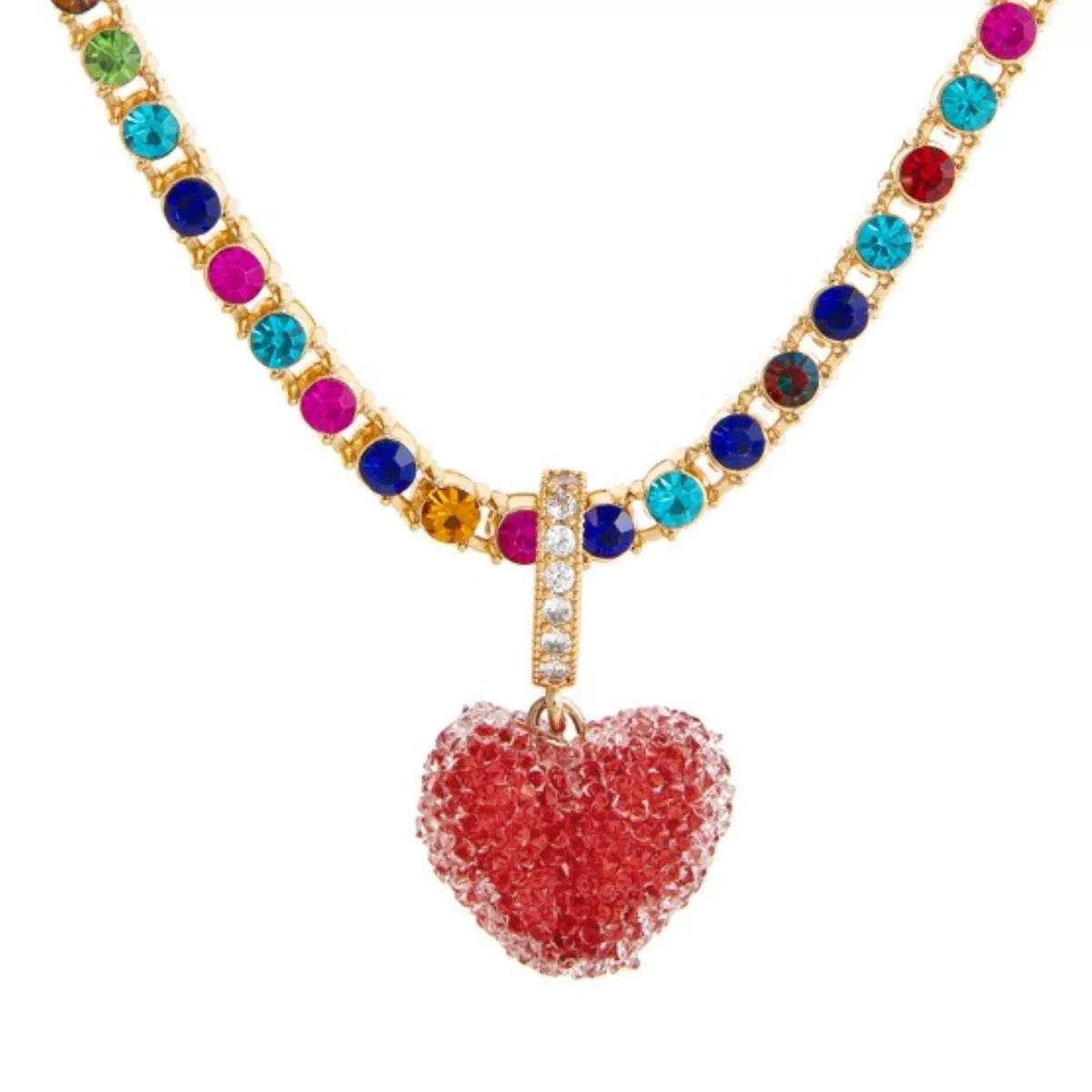 Colorful Resin Heart Necklace - Ultim8 Designs 4 U