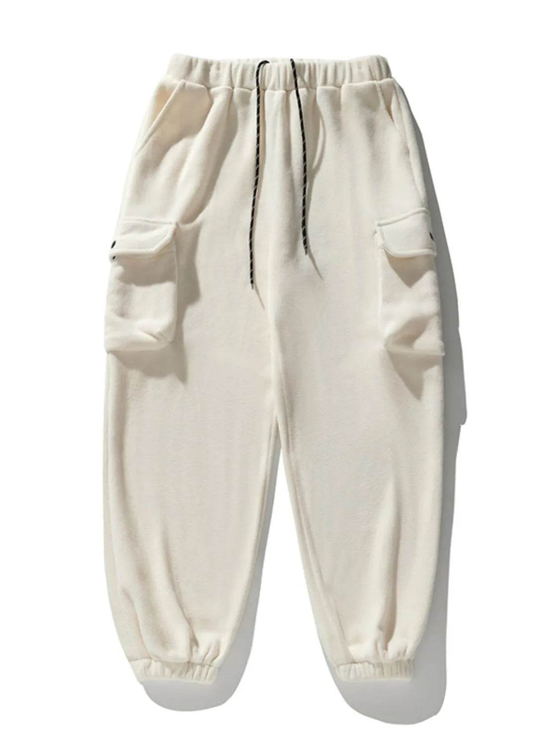 Men's Plus Size Elastic Waist Joggers with Pockets - Ultim8 Designs 4 U