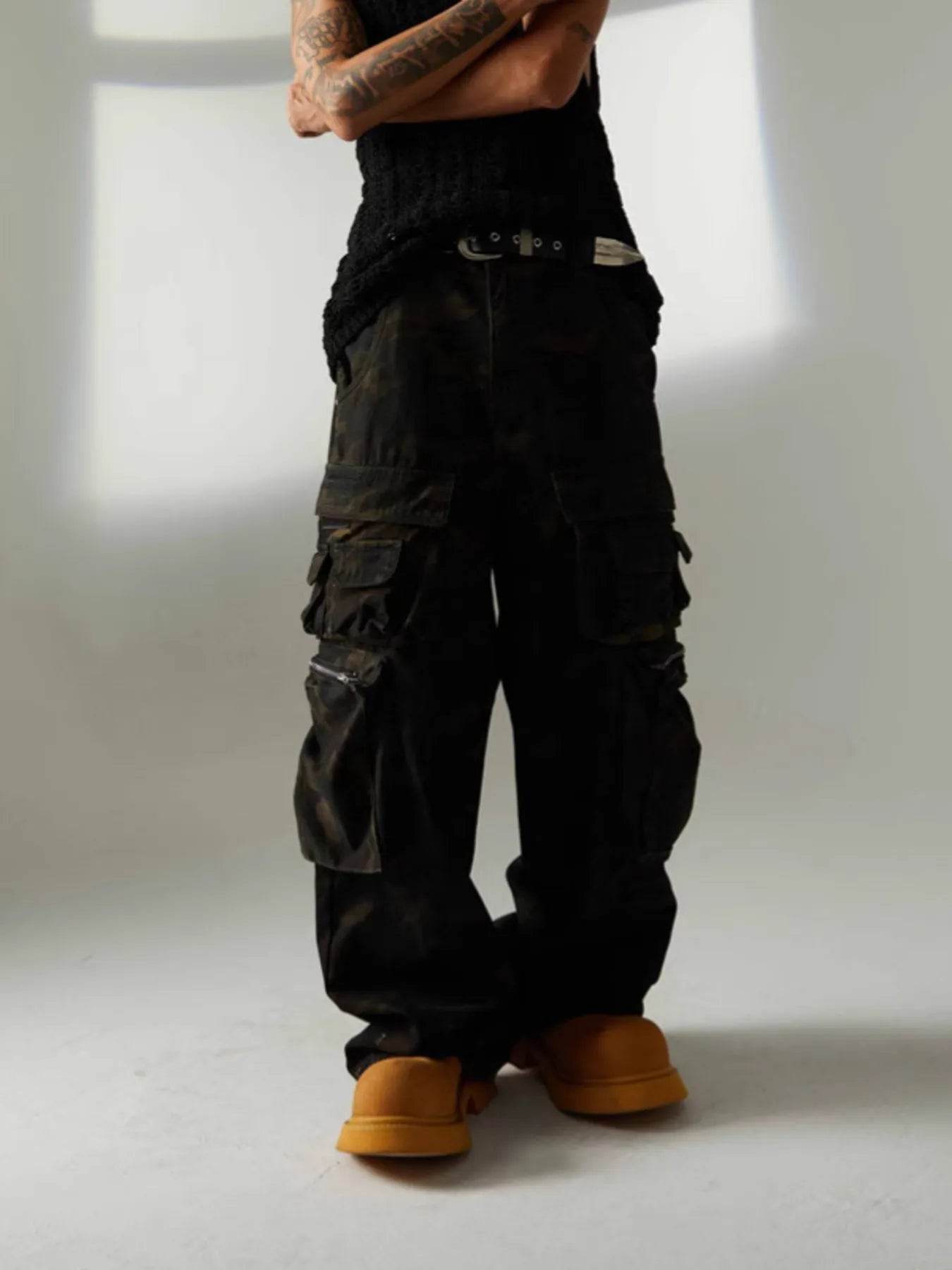 Men's Camouflage Cargo Jeans - Ultim8 Designs 4 U