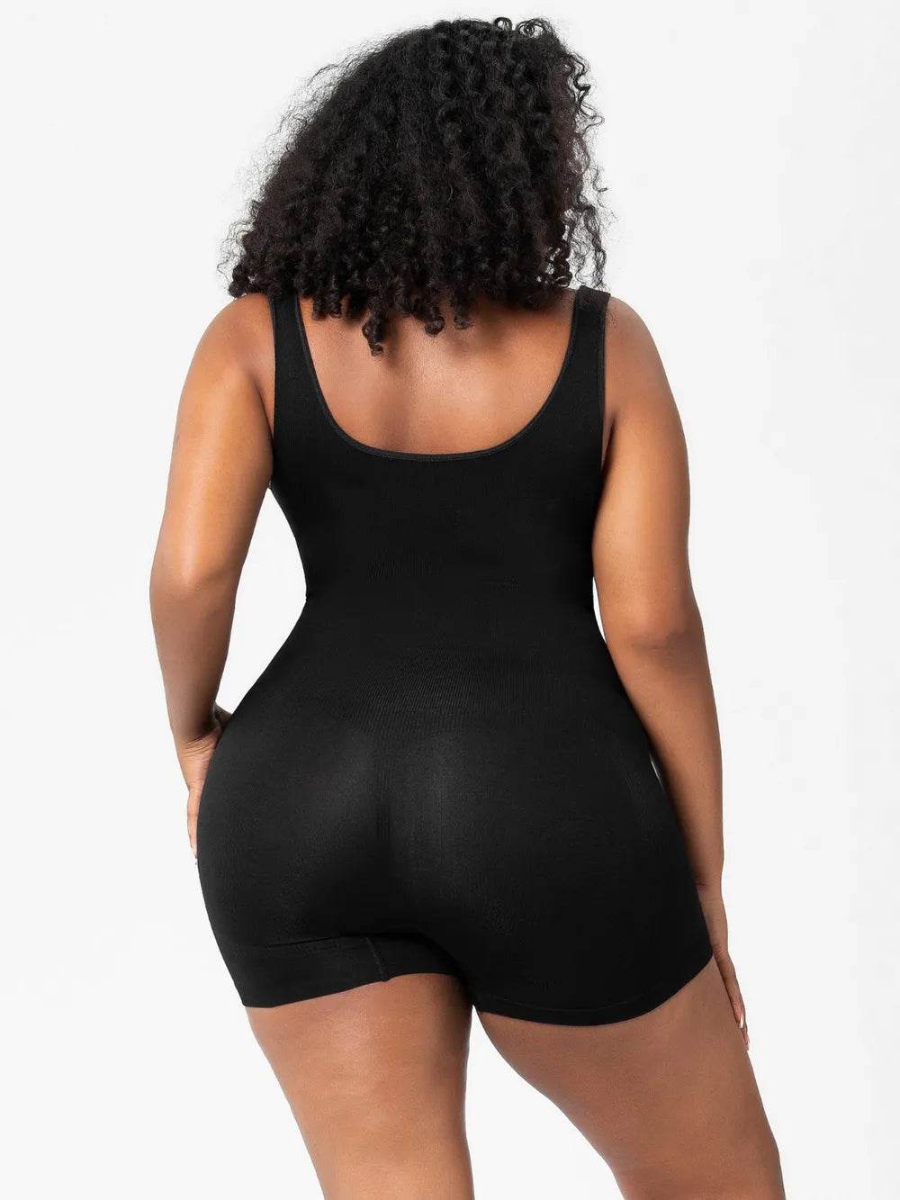 Scoop Neck Wide Strap Shaping Romper - Ultim8 Designs 4 U