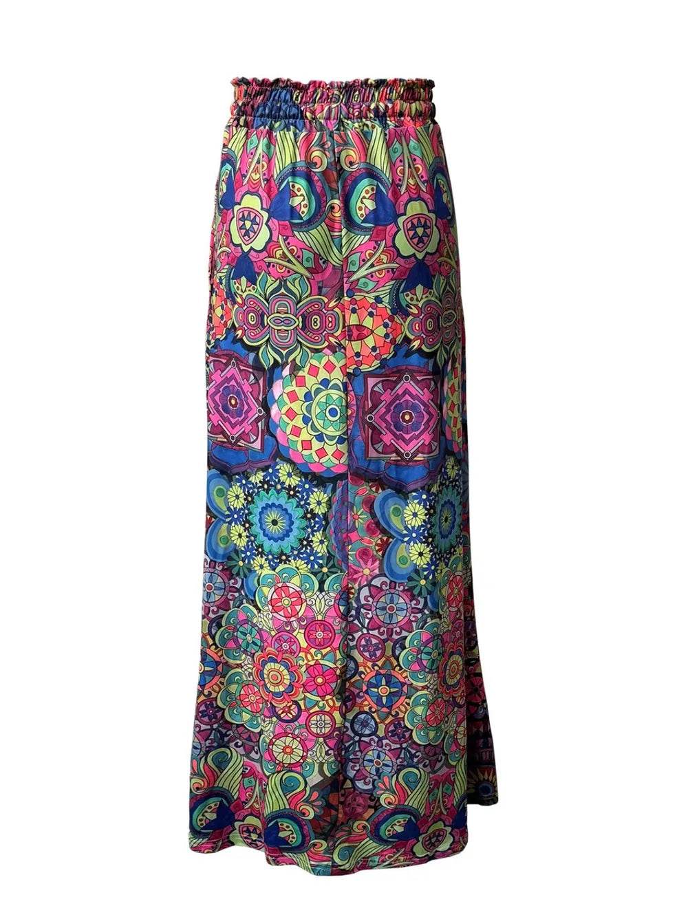 Printed Maxi Skirt with Pockets - Ultim8 Designs 4 U