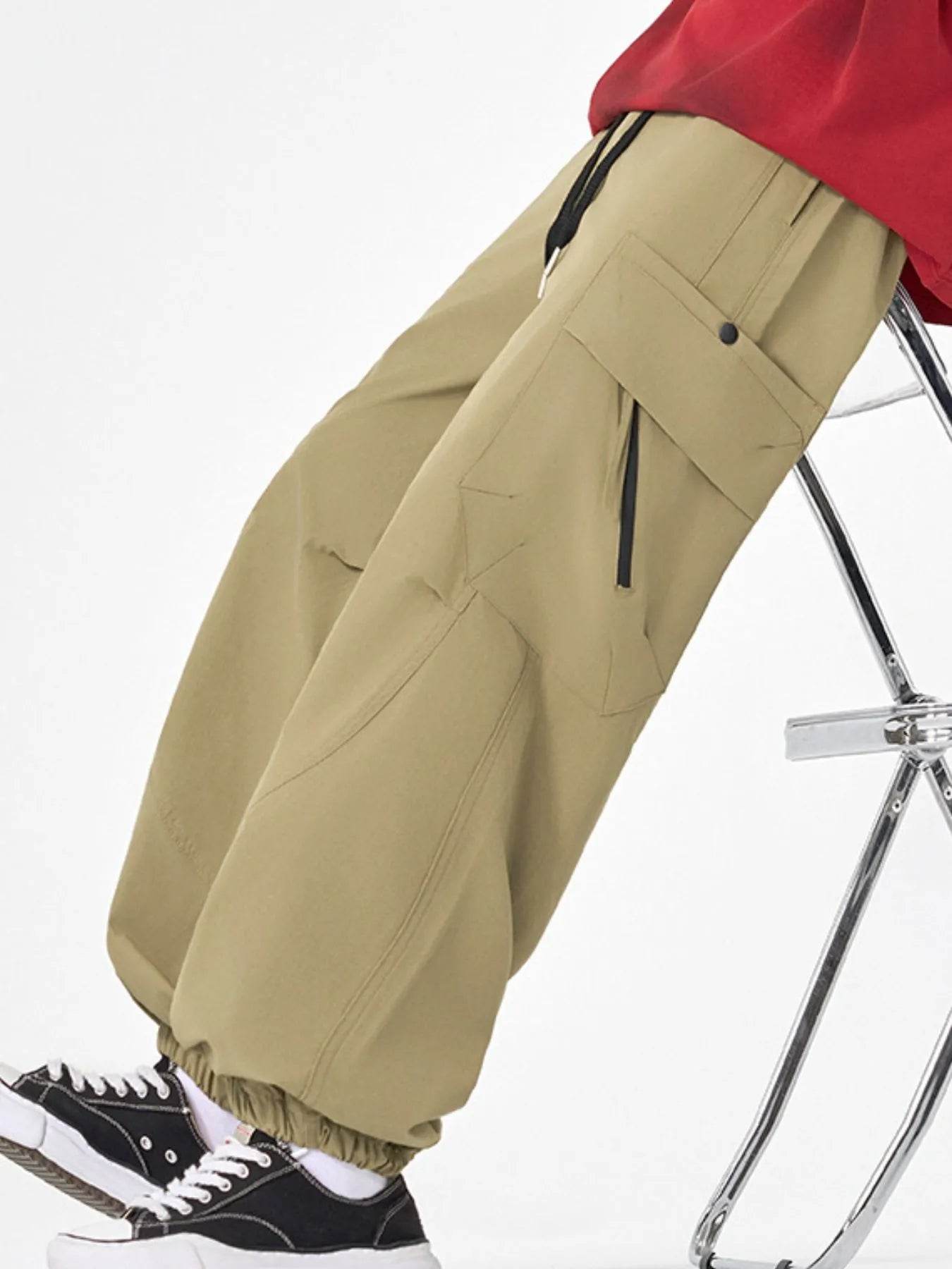 Men's Plus Size Casual Cargo Pants with Multiple Pockets - Ultim8 Designs 4 U