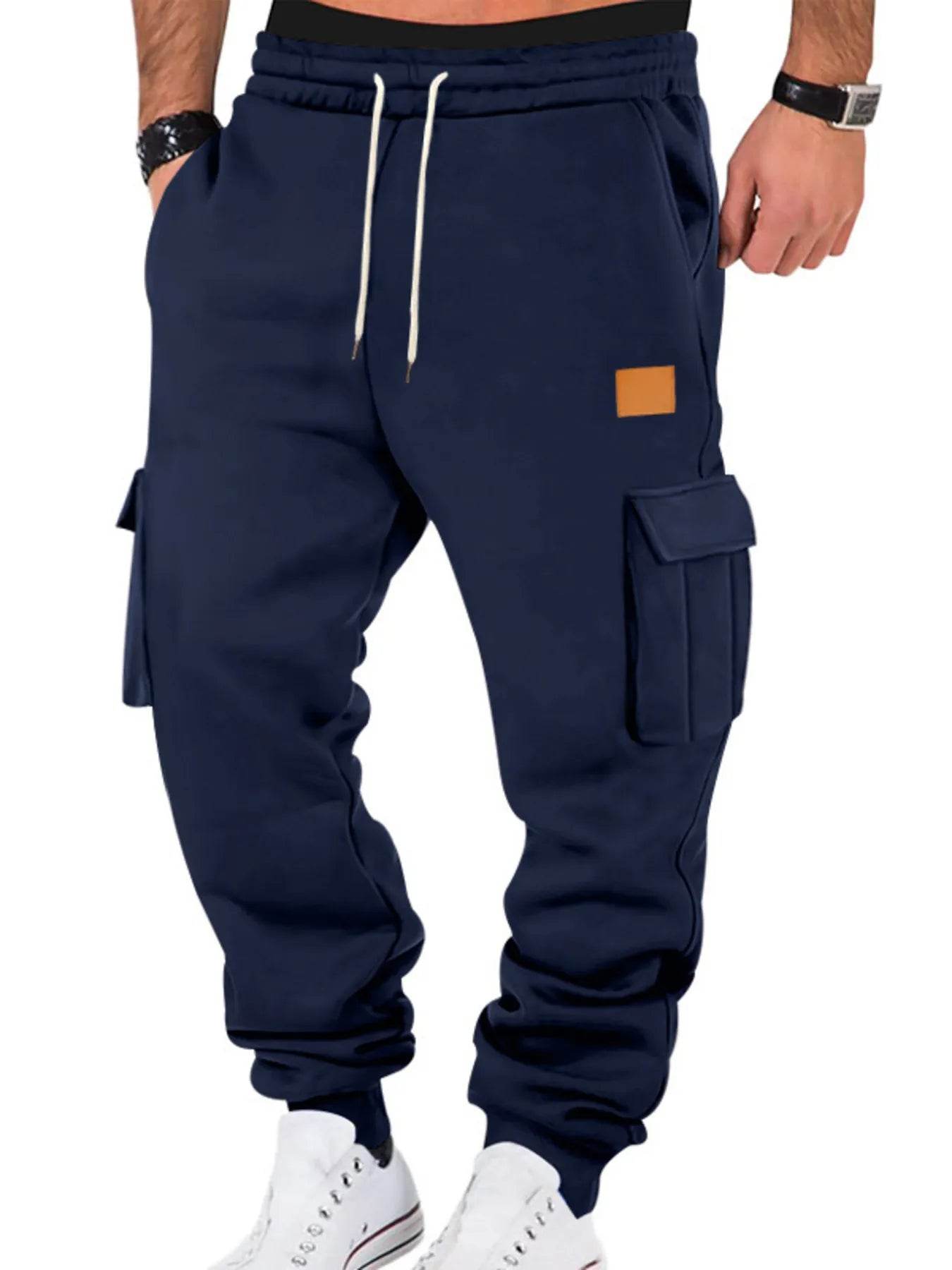 Men's Full Size Drawstring Cargo Jogger Pants Plus Size - Ultim8 Designs 4 U