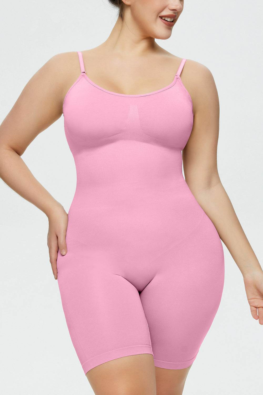 Full Size Spaghetti Strap Shaping Romper - Ultim8 Designs 4 U