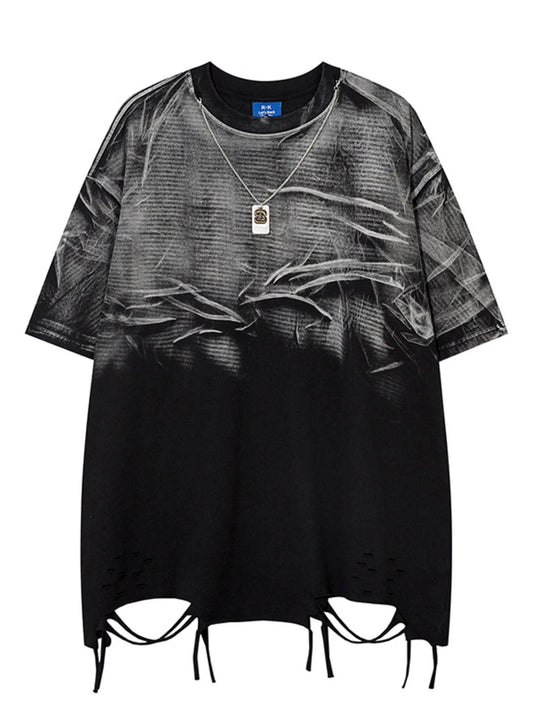Men's Round Neck Half Sleeve Oversized T-Shirt - Ultim8 Designs 4 U