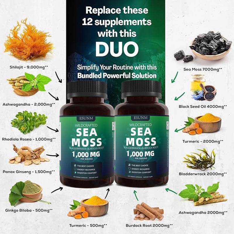 Seaweed Compound Vitamin Capsules - Ultim8 Designs 4 U