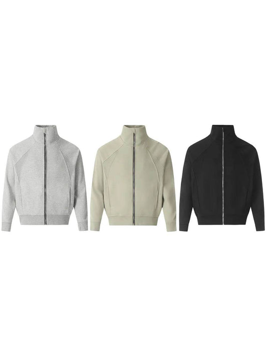 Men's Zip Up Stand Collar Jacket - Ultim8 Designs 4 U