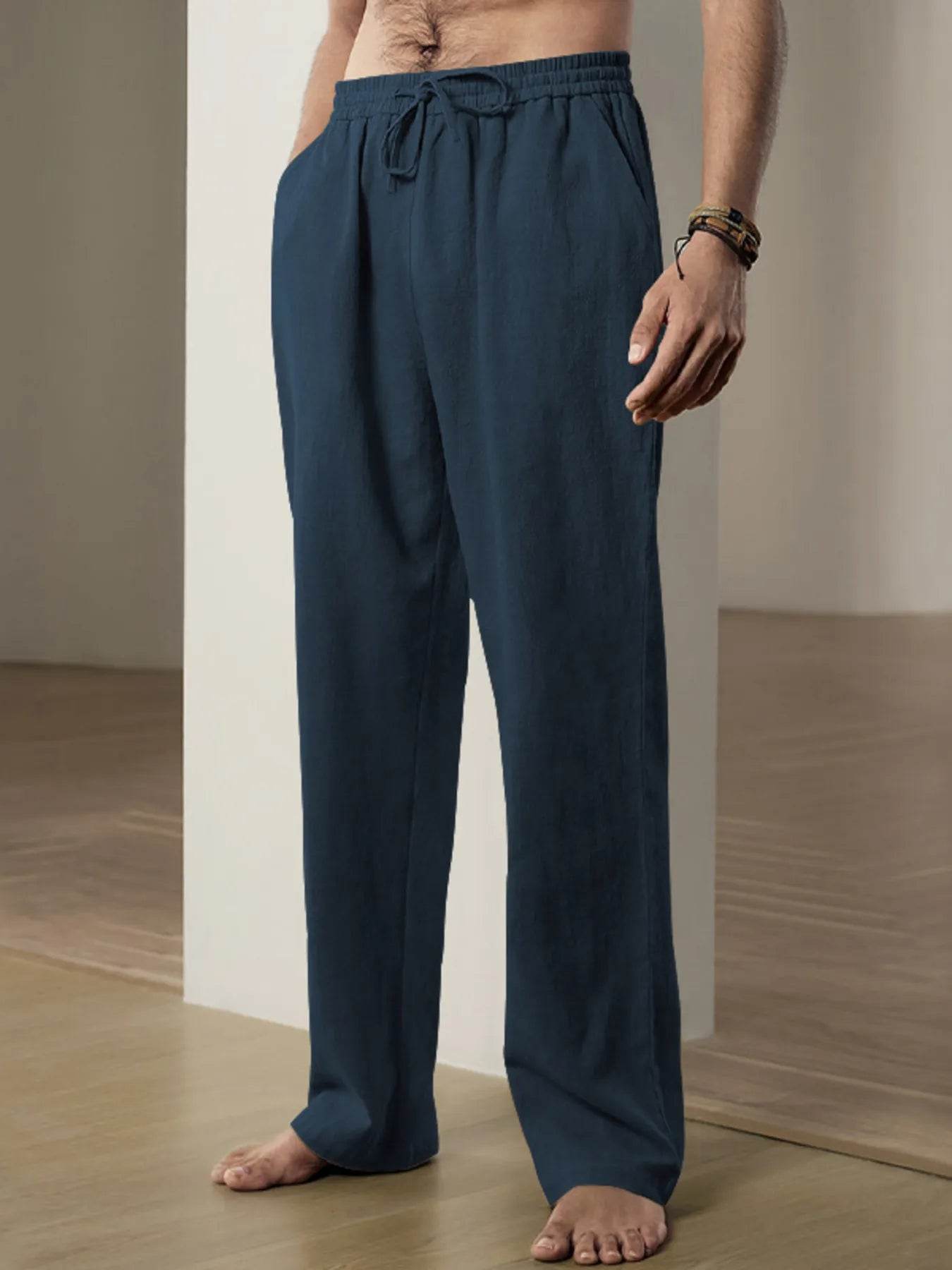 Men's Plus Size Drawstring Loose Fit Pants - Ultim8 Designs 4 U