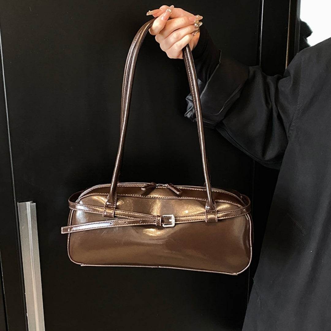Leather Commuter Bag Handbag Underarm - Ultim8 Designs 4 U