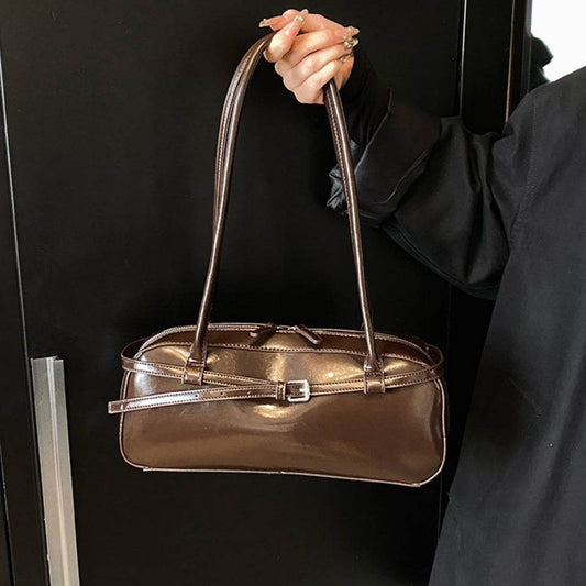 Leather Commuter Bag Handbag Underarm - Ultim8 Designs 4 U