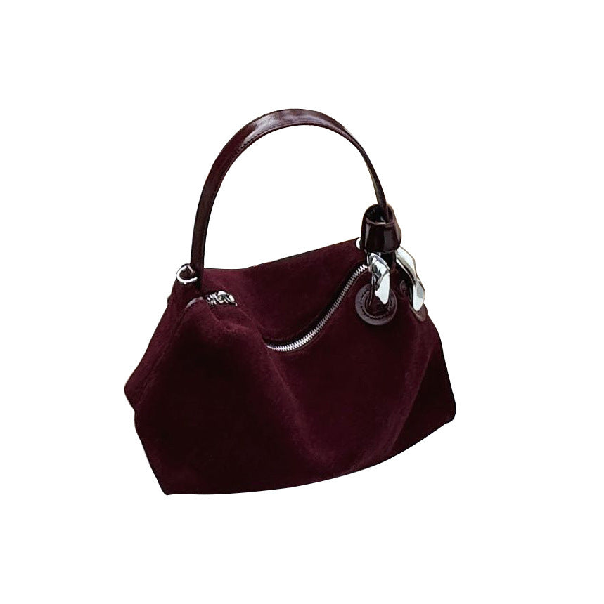 Handbags - Crossbody - Leather Frosted Suede Niche Design