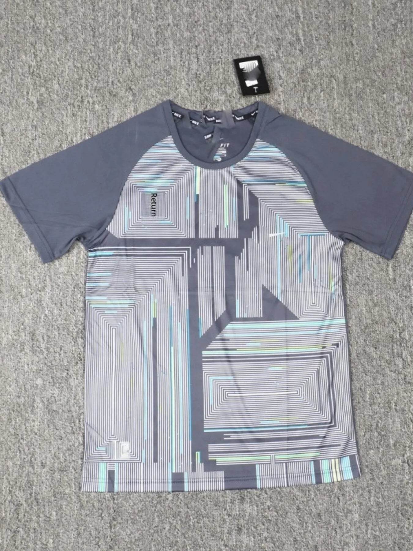 Men's Plus Size Printed Round Neck Active T-Shirt - Ultim8 Designs 4 U