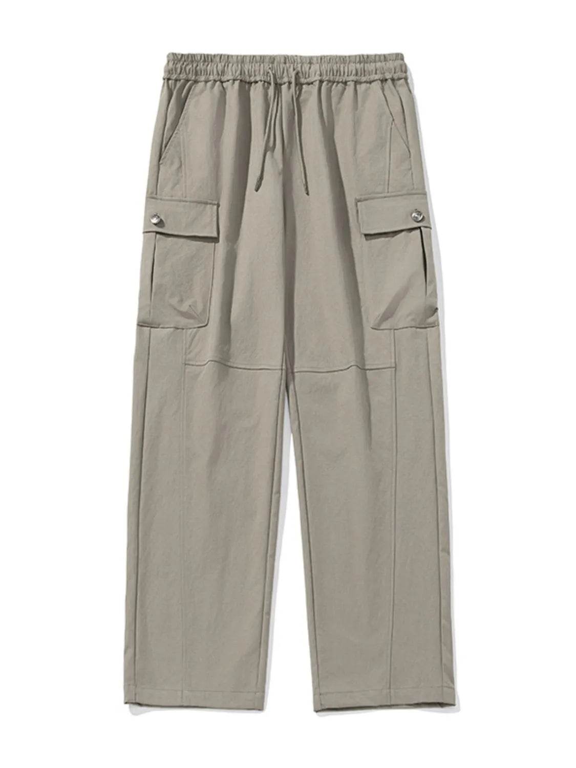 Men's Plus Size Drawstring Pants with Pockets - Ultim8 Designs 4 U