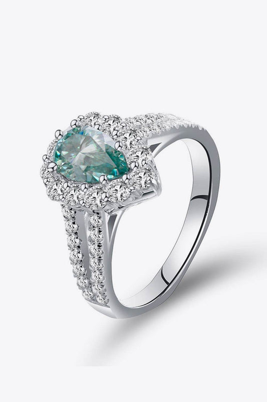 1 Carat Moissanite 925 Sterling Silver Ring - Ultim8 Designs 4 U