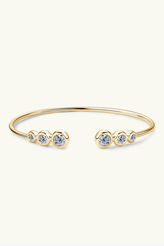 1.8 Carat Moissanite 925 Sterling Silver Bracelet - Ultim8 Designs 4 U