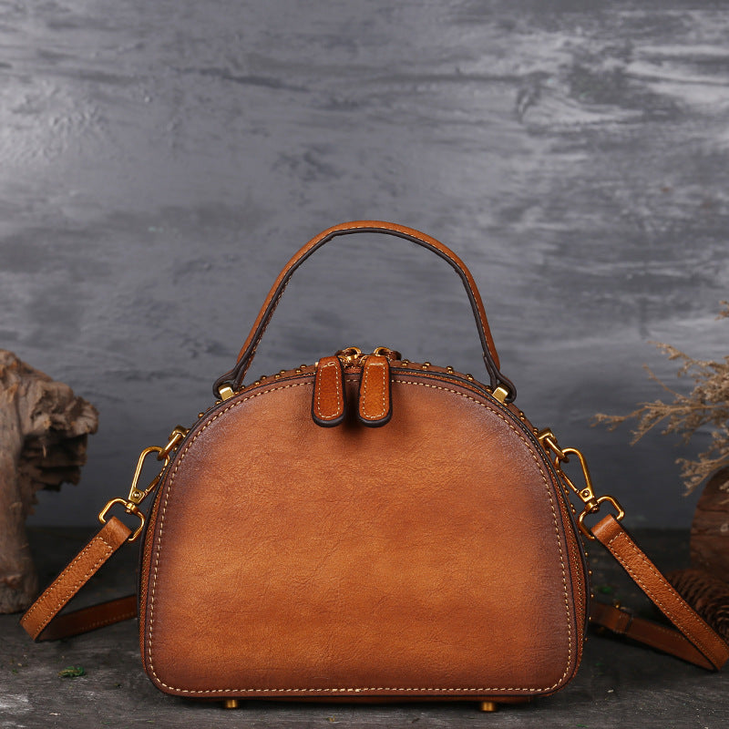 Handbags - Shoulder Bags - Vintage Leather Multi-Functional Suede Cowhide