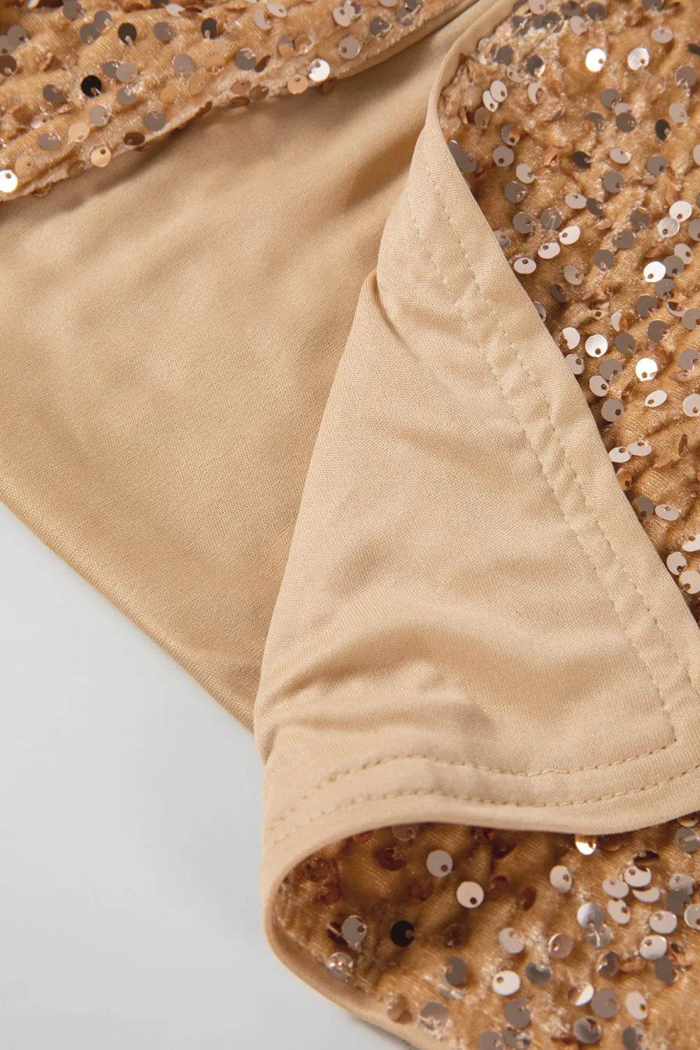 Sequin Open Front Long Sleeve Jacket - Ultim8 Designs 4 U