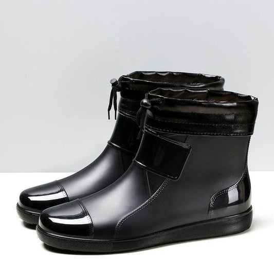 Men's Short Waterproof Plus Size Rain Boots - Ultim8 Designs 4 U